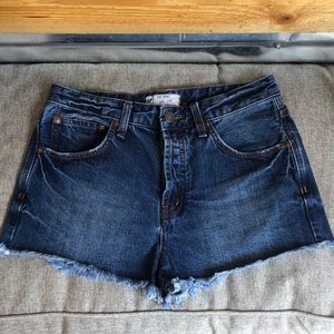 Free People Button Fly Shorts 27